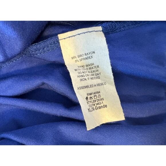 See You Monday Los Angeles Blue Cut Out Midi Dress Sleeveless Size XL Stretchy N - Picture 5 of 11